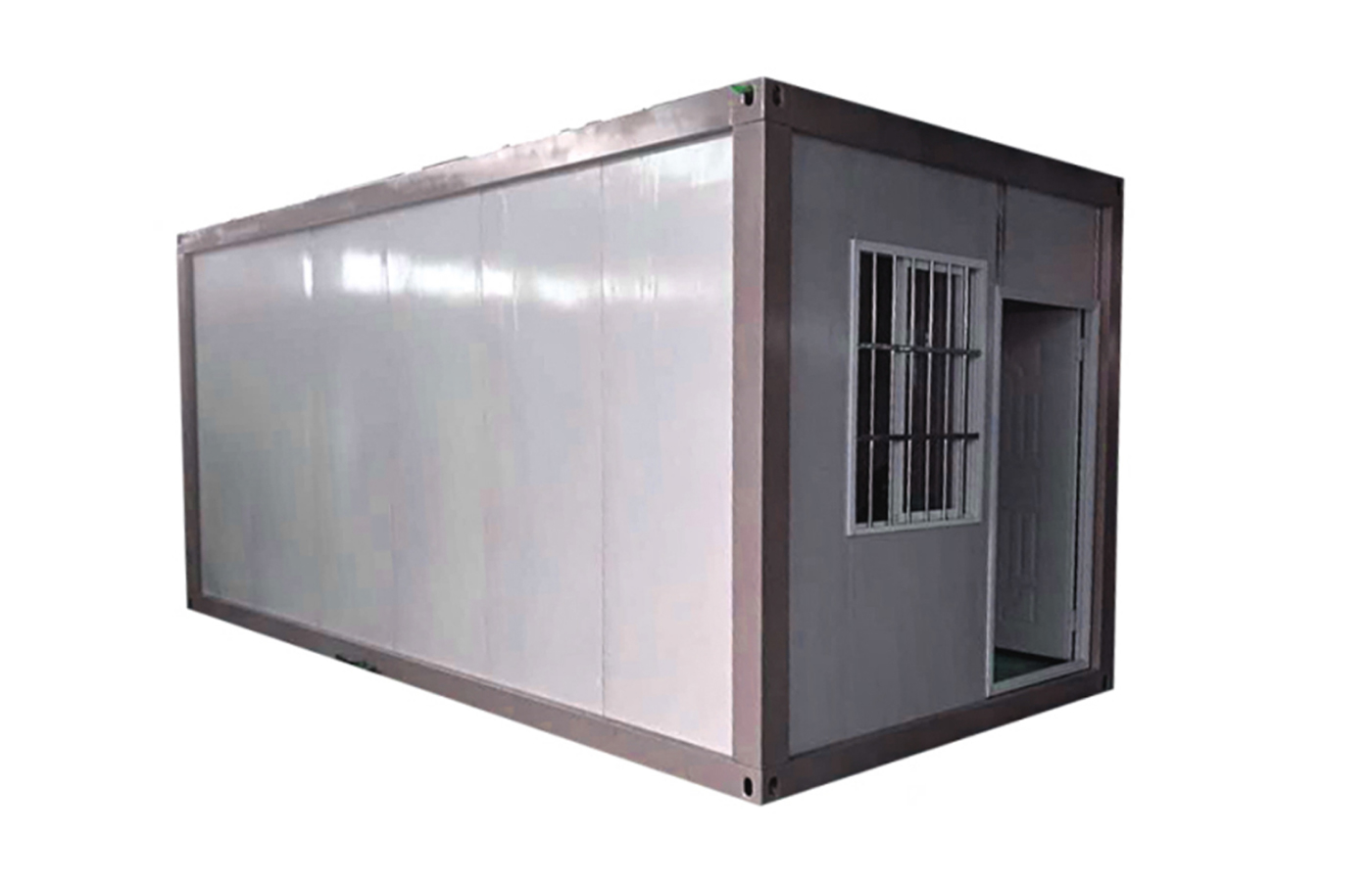 Bærbart 20 fot prefabrikkert flatpakket containerhus. Kostnadseffektivt kontor